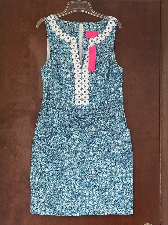 Lilly Pulitzer Dresses & Skirts - Lilly Pulitzer sz 14 Gulianna Stretch Cotton Dress Blooming Together NWT